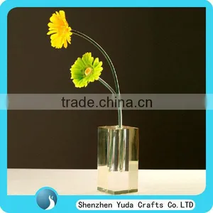 Clear Flower Vase Buy Acrylic Rectangular Vase Wholesale Flower Stand Holder thumbnail-1