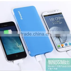 5000mah Ultra Slim Ultra Compact Power Bank External Battery Portable Battery With Built-in Micro Usb Cable thumbnail-3