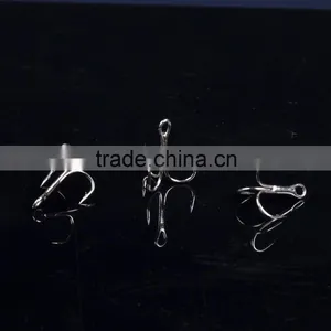 100pcs 8# Fishing Hook High Carbon Steel Treble Hooks Fishing Tackle thumbnail-3