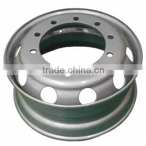 2013 Hot Wheels Cars Steel Rims on Sale Wheel Hub China Rims Wholesale Fine Hub Best Quality 8.25X22.5 Tubeless Steel Wheel thumbnail-1