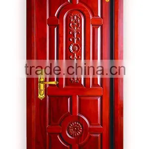 Exterior Solid Single Wooden Door thumbnail-1