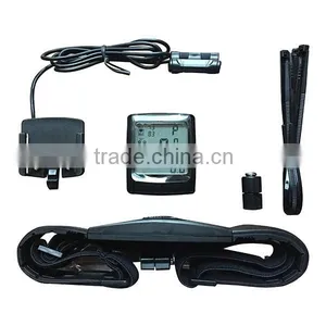 22function Bike Speedometer Cycle Computer Waterproof LCD Display Heart Rate Monitor thumbnail-3