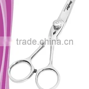 Amber Hair Styling Shear 5 Inch Removable Finger Rest Adjustable Tension Dial Mirror Finish thumbnail-1