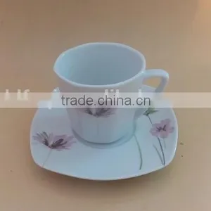 Simple Coffee and Tea Set Ceramic Tea Cups and Saucers Sets Bulk Cheap Stock Tea Sets thumbnail-1