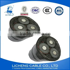 3*240mm2- Steel-tape Armoured Electric Power Cable AL Conductor XLPE Insulated PVC Sheathed -YJLV22 thumbnail-1