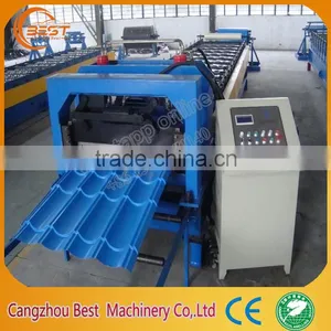 Metal Roofing Sheets Making Tile Roll Forming Machinery thumbnail-1