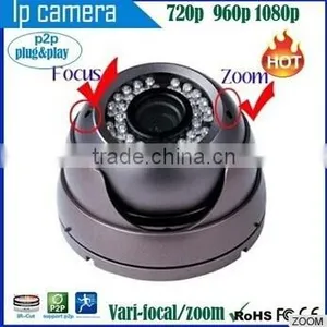 Housing for ip Camera Full hd Cctv Camera Indoor IR Night Vision HD 720P/960P Vari-focal Security Dome Varifocal ip Camera thumbnail-1