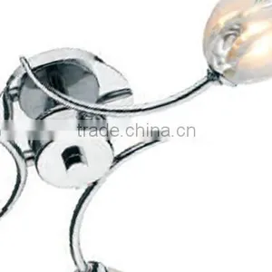 Modern Decoration Transparent Glass E14/E27 Ceiling Lamp thumbnail-4