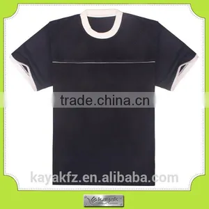 Custom Black Loose Print Cotton Round Neck Tshirts thumbnail-4