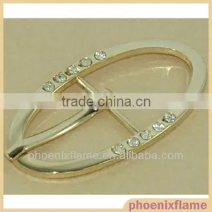 Oval Shape Fashion Colorful Rhinestone Buckle thumbnail-1
