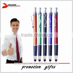 2 in 1 Plastic Stylus Touch Screen Pen and Ballpoint Pen thumbnail-1