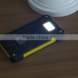 High Quality Mini 10000 Mah Rohs Solar Cell Phone Charger Power Bank thumbnail-4