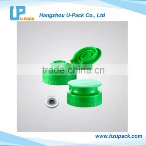 28mm, 33mm, 38mm Screw on Flip Top Cap With Silicone Valve FDA thumbnail-1