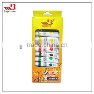 12 Colors Acrylic Paint Set thumbnail-1