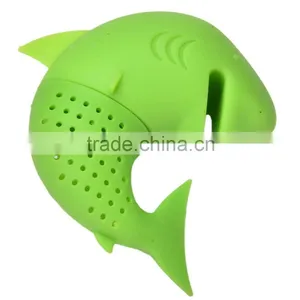 Cute Animal Shark Dolphin Shaped Silicone Tea Infuser Strainer thumbnail-1