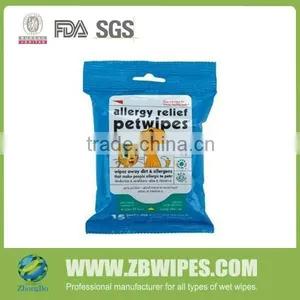 Allergy Relief Fragrance Free Wet Wipes for Pets thumbnail-1