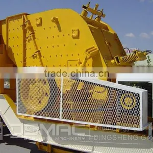 Tyre Mobile Impact Crusher Plant thumbnail-1