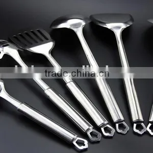 Modern Stainless Steel Kitchen Utensils Set/ Cook Hot Sell Stainless Love Handle Kitchen Ware 7pcs Kitchenware Set S01 thumbnail-3