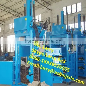 Vertical Clothing Baler/press Vertical Clothes/used Clothes Press Machine thumbnail-1