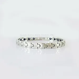 Fashion Stainless Steel Bracelet With Customized Health Germanium Bracelet Wholesale thumbnail-1