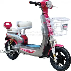 48v Lead Acid Battery Electric Bike Electric Bicycle With Basket for Wholesale thumbnail-1