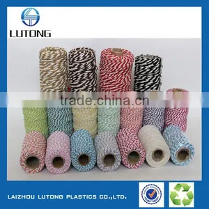 100% Cotton Dyed Colour Packing Gift Twine for Christmas Day thumbnail-2