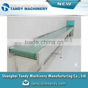 High Quality Rubber Belt Conveyor for Sea Food Packaging Line thumbnail-1