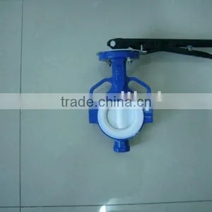Full PTFE Coated Butterfly Valve thumbnail-1