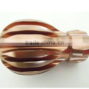 Home Decoration Tail End Cap of Aluminum Curtain Rod thumbnail-1