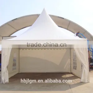 White PVC Tarpaulin 450gsm 550gsm 650gsm for Fabricated Pagoda Tent Roof thumbnail-4
