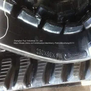 301.4C (CATERPILLAR) Replacement Rubber Track 230mm Width,96mm Pitch,33links thumbnail-4