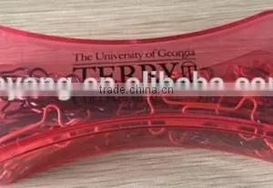 40 Packs Bone Shape Box Iron PET Covering Bone Shaped Paper Clip thumbnail-1