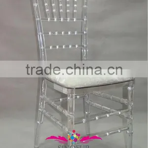 Crystal Resin Chiavari Chair / Plastic Tiffany Chair / Clear Chhiavari Chair thumbnail-1