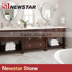Newstar Prefab Double Sink Quartz Bathroom Vanity Top thumbnail-2