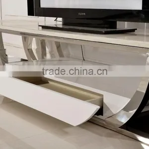 E380 2015 Modern Design Marble Top Living Room Furniture TV Stand thumbnail-2