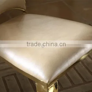 Metal Frame Lounge Used Leather Dining Chair thumbnail-4
