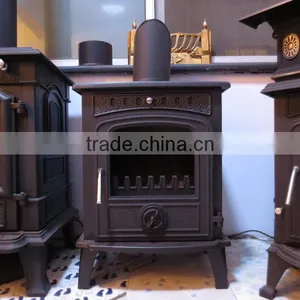6-8KW High Quality Hot Sale CE Certificates Antique Cast Iron Wood Burning Pellet Stove HS-X12 thumbnail-1