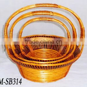 Antique Willow Gift Basket & Fruit Basket for Traditional Festival thumbnail-1