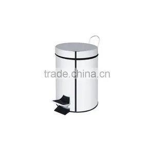 8L PP Mirror-polished Surface Kitchen Trash Can thumbnail-2
