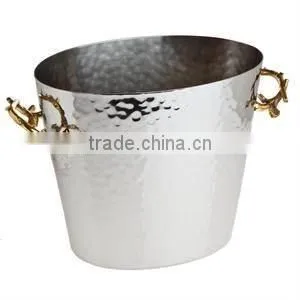 Hammered Shiny Fancy Handle Champagne thumbnail-1