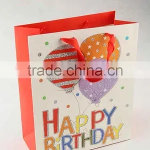 Printed Foldable Gift Bag With Balloon Pattern/ Shopping Paper Bag thumbnail-3
