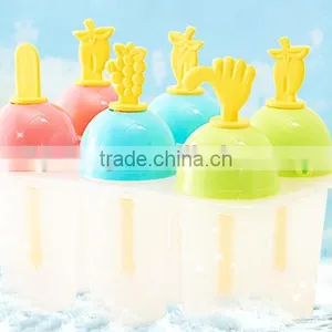 FRUIT Shape Kitchen FrozenIce Pudding Pops DIY Mold 6 Compartments thumbnail-4