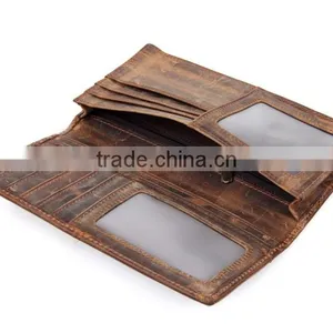 Men's Soft Simple Style Cowhide Leather Wallet thumbnail-3