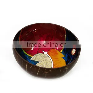 Cheap Price Handmade Vietnam Lacquer Coconut Bowl From Natural Coconut Shell Bowl thumbnail-5