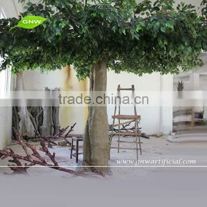 BTR1010-2 GNW Indoor Artificial Tree Plants for Sale 14ft High for Hotel Restaurant Decoration thumbnail-1