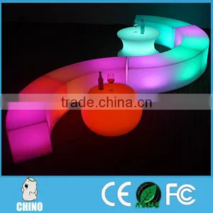 CB1243 Glow Outdoor Furniture Led Bench Snake Seat Chair thumbnail-4