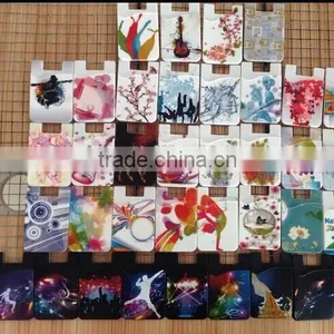 Silicone Wallet With 3m Adhesive Sticks to the Back for Mobile Phone thumbnail-1