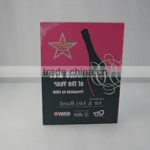 Bevel Full Color Printing Crystal Wine Award and Throphy thumbnail-5