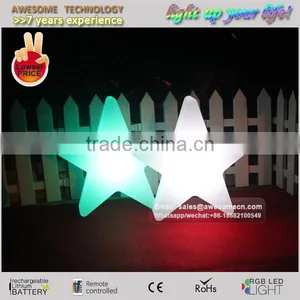 Battery Powered Led Star Light / Colorful Decorative Star Lamp thumbnail-3