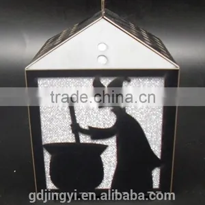 2014 Hot Sales Halloween Paper House With LED Light Party Decorations thumbnail-1
